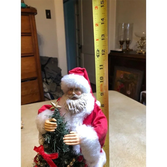 Possible Dreams Santa Claus with Christmas Tree & Puppy Figurine Holiday Decor - Picture 7 of 9